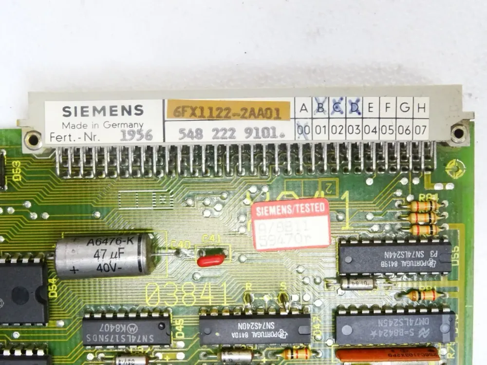 Siemens 6FX1122-2AA01 / 5482229101.00