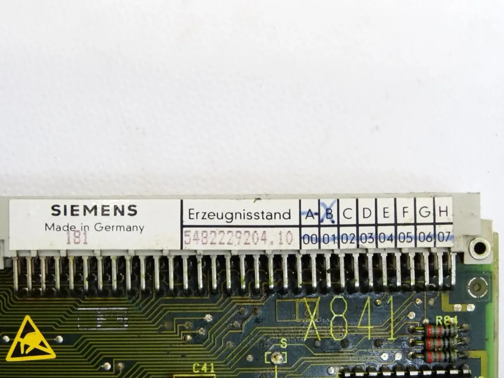 Siemens 6FX1122-2AD02 Sinumerik Platine 5482229204.10 E:B