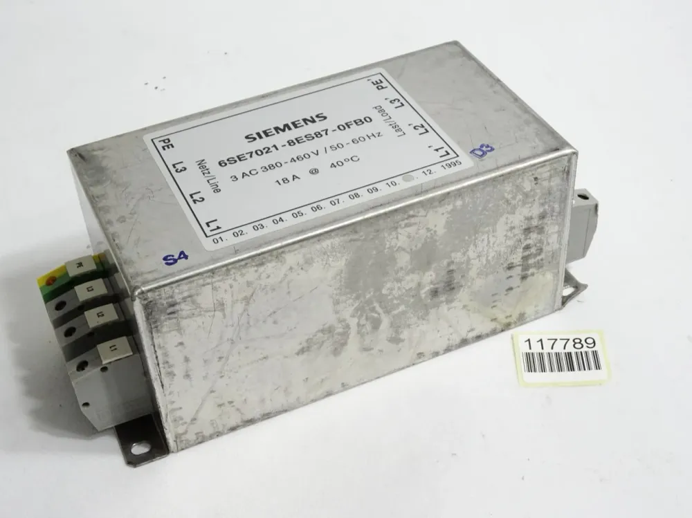 Siemens 6SE7021-8ES87-0FB0 Simovert Masterdrives Funkentstörfilter