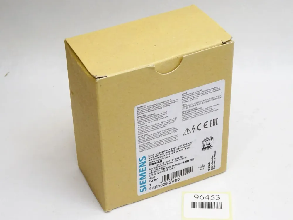 Siemens Überlastrelais 3RB3026-2VB0 / Neu OVP