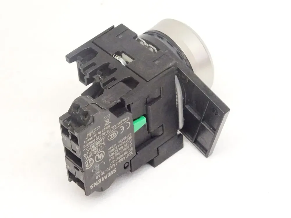 Siemens Drucktaster schwarz + 3SU1400-1AA10-3BA0 / Neuwertig