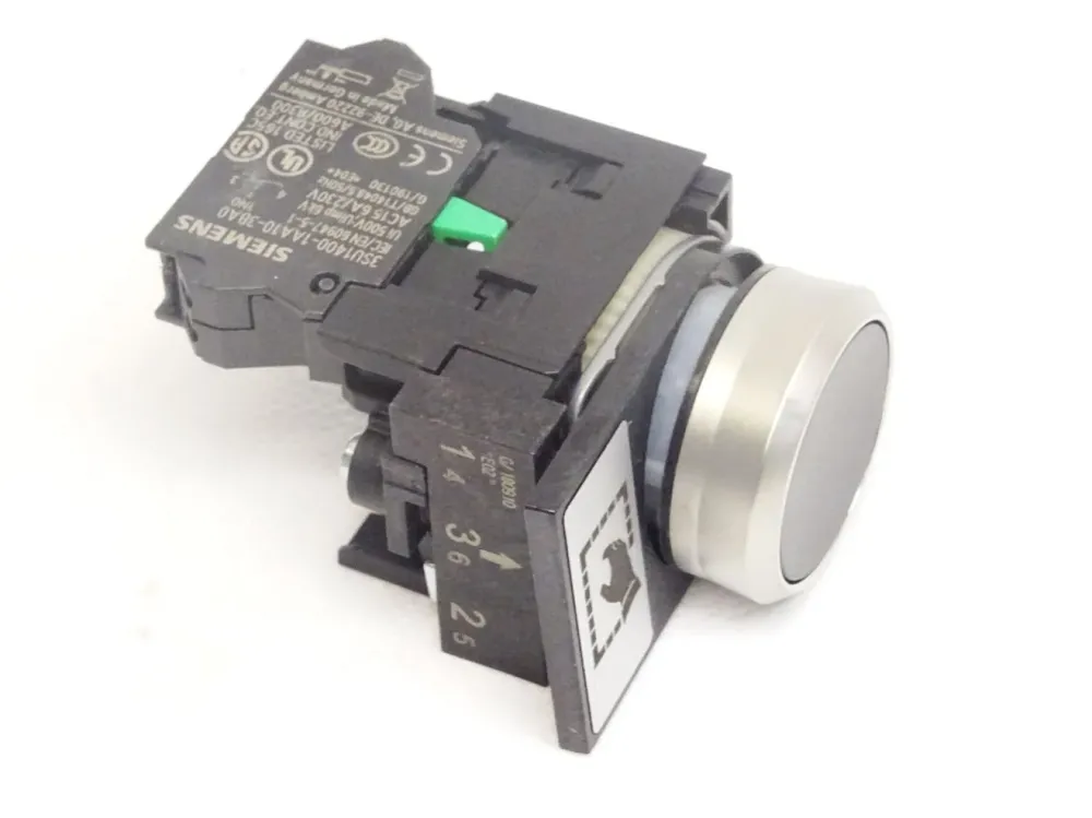 Siemens Drucktaster schwarz + 3SU1400-1AA10-3BA0 / Neuwertig