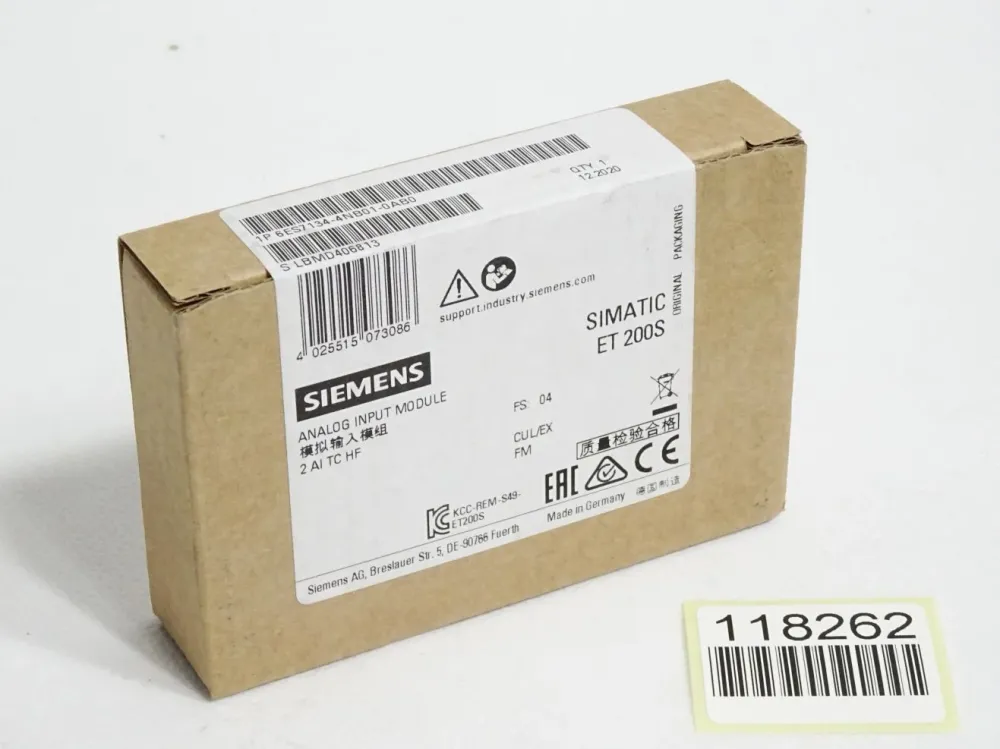 Siemens ET200S AI 6ES7134-4NB01-0AB0 6ES7 134-4NB01-0AB0 / Neu OVP versiegelt