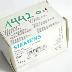 Siemens Hilffschalter 3TY6501-1A / Neu OVP