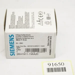 Siemens Hilfsschalterblock 3RH1911-1MA20 / Neu OVP