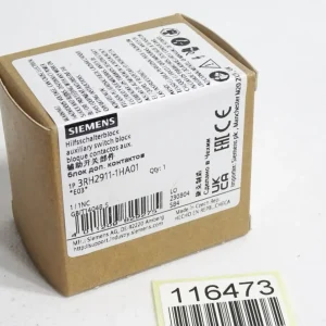 Siemens Hilfsschalterblock 3RH2911-1HA01 / Neu OVP