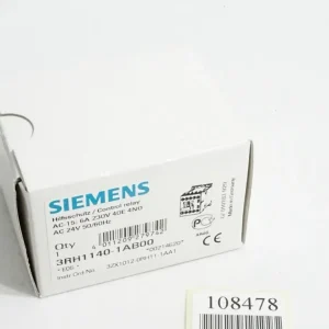 Siemens Hilfsschütz 3RH1140-1AB00 / Neu OVP