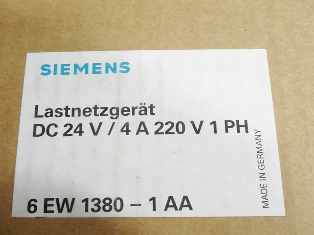 Siemens Lastnetzgerät 6EW1380-1AA / Neu OVP