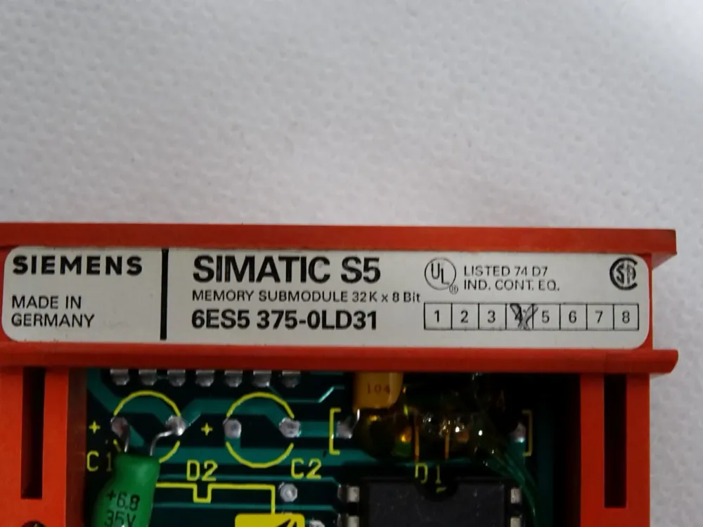 Siemens Memory Submodule 32K x 8 bit 6ES5375-0LD31 6ES5 375-0LD31