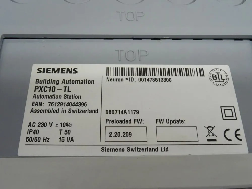 Siemens PXC10-TL Automationsstation PXC10