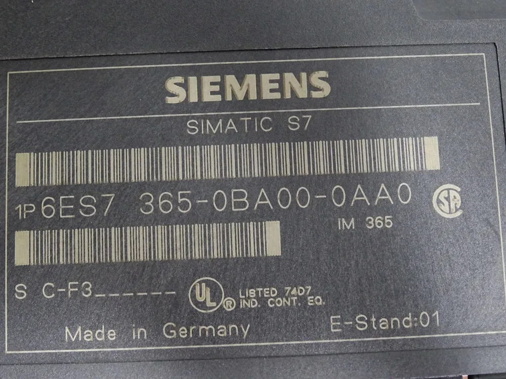 Siemens S7-300 IM365 6ES7365-0BA00-0AA0 6ES7 365-0BA00-0AA0