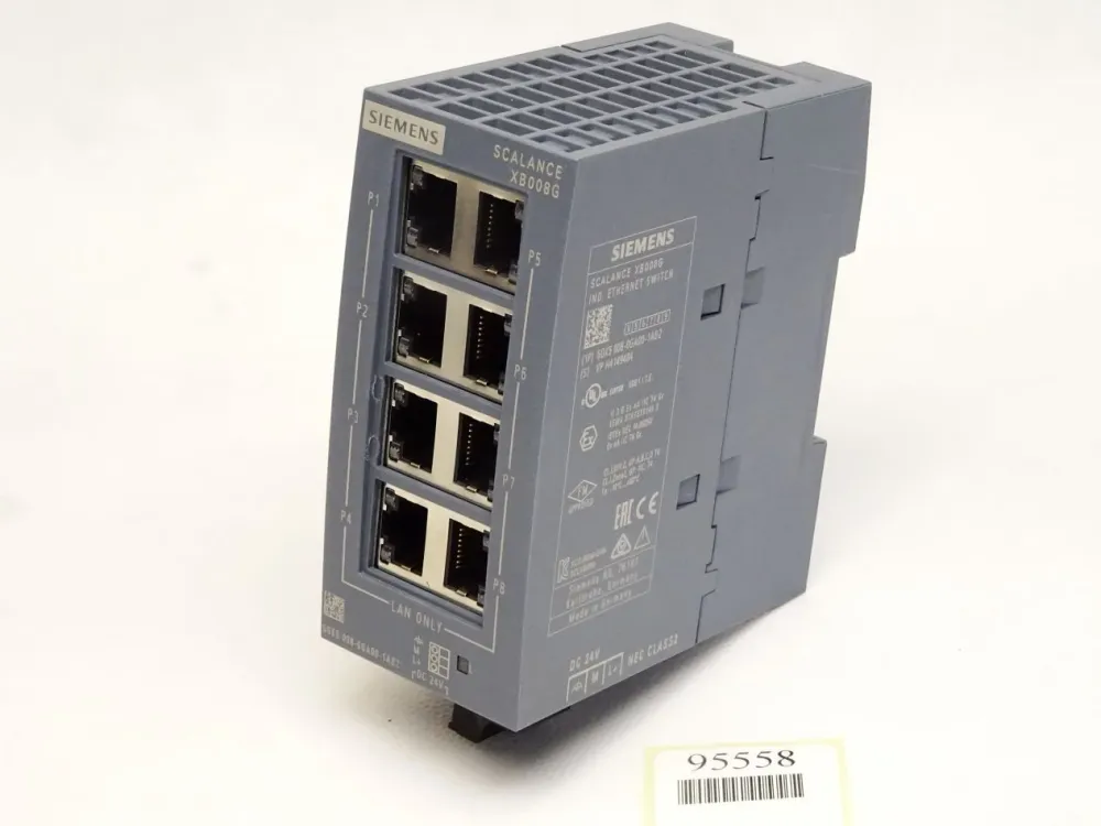 Siemens Scalance XB008G Ethernet Switch 6GK5008-0GA00-1AB2 6GK5 008-0GA00-1AB2