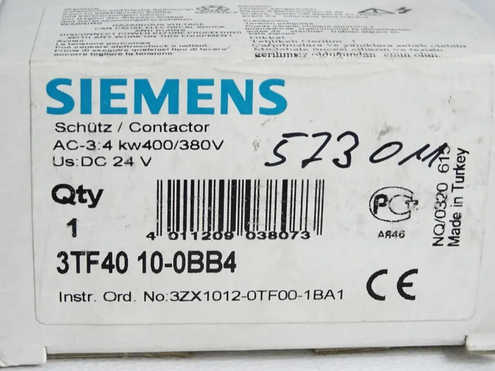 Siemens Schütz 3TF4010-0BB4 / Neu OVP