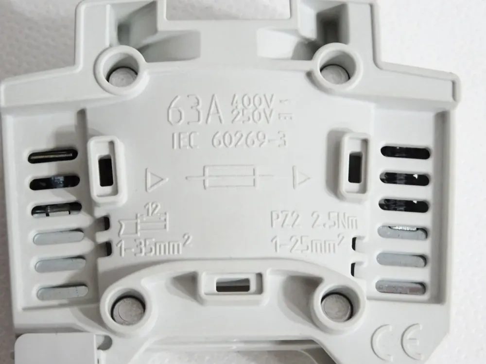 Siemens Sicherungssockel 5SG1702 D02 63A 250V 400AVC