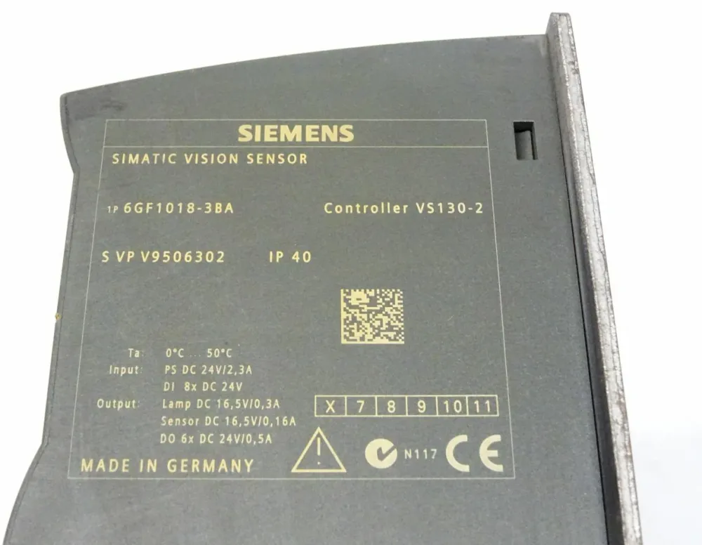 Siemens Simatic Vision Sensor 6GF1018-3BA / Controller VS130-2 / E:6