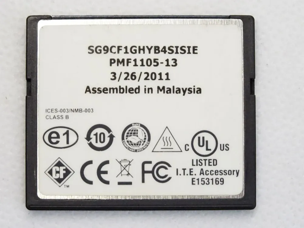 Siemens Sinamics S120 CompactFlash 6SL3054-0ED00-1BA0