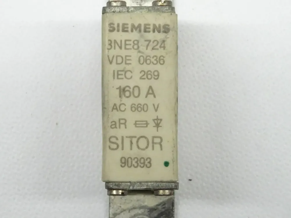 Siemens SITOR 3NE8724 VDE0636 IEC269 160A AC 660 V90393