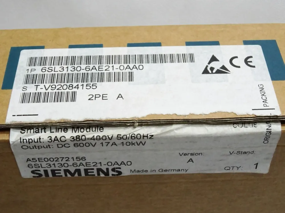 Siemens Smart Line Module 6SL3130-6AE21-0AA0 / Neu OVP