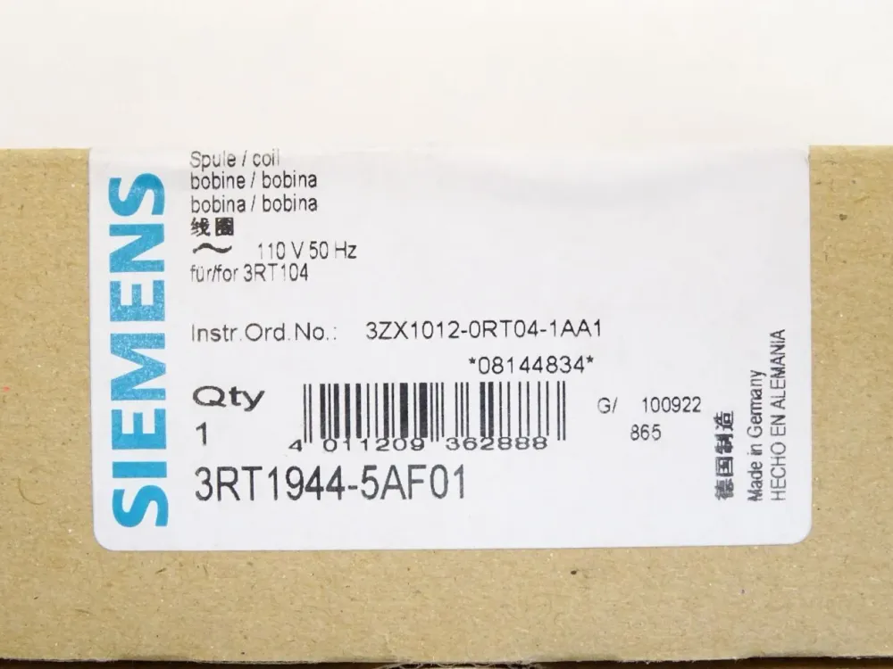 Siemens Spule 3RT1944-5AF01 / Neu OVP