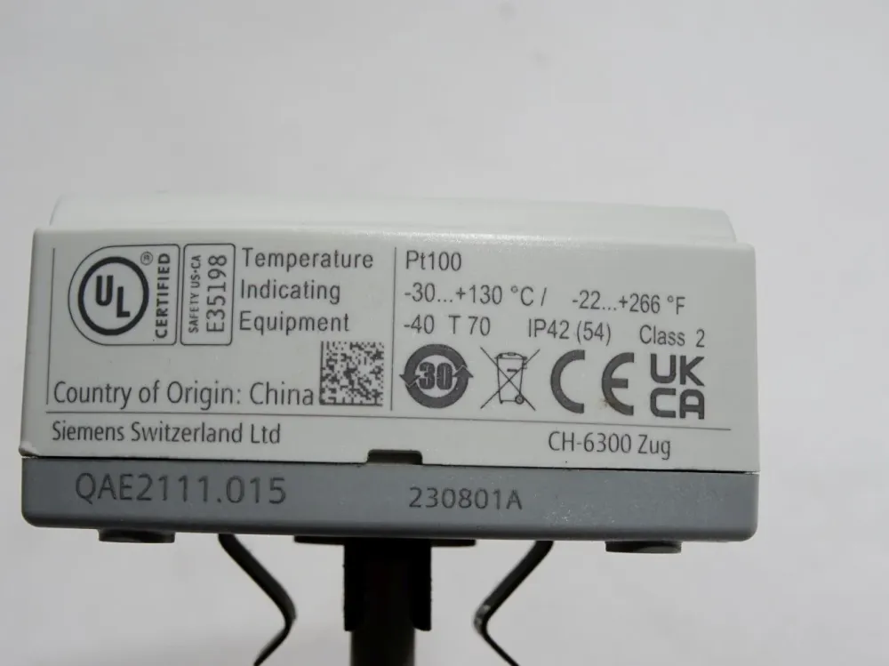 Siemens Tauchtemperaturfühler 150 mm Pt100 QAE2111.015