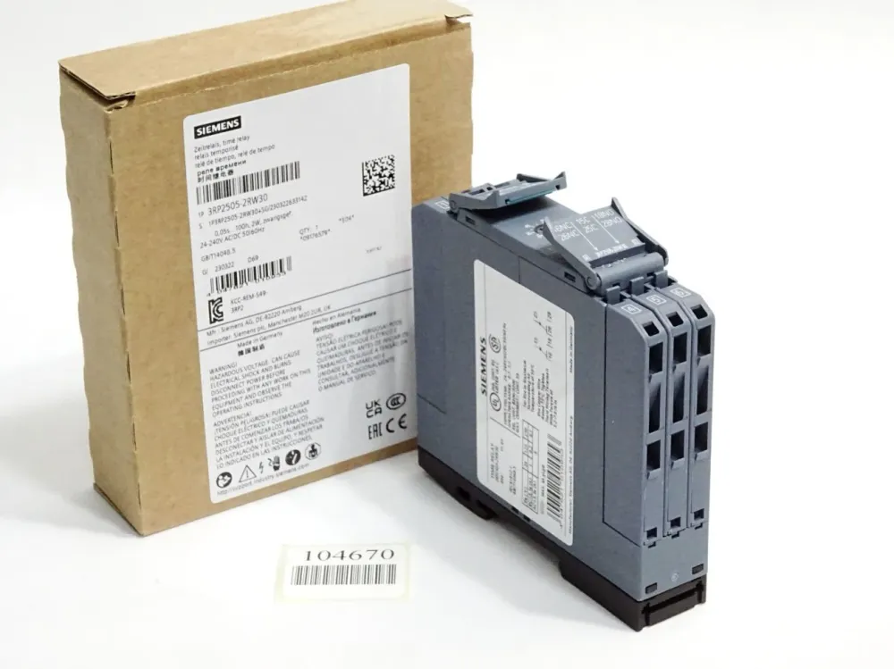 Siemens Zeitrelais 3RP2505-2RW30 / Neu OVP
