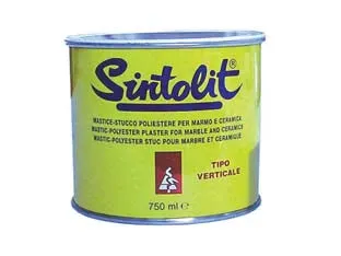 Sintolit Stucco Per Marmo E Ceramica Barattolo Ml.750 Paglierino Tipo Verticale Sintolit