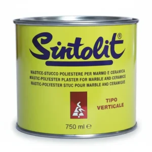 Sintolit Stucco Per Marmo E Ceramica Barattolo Ml.500 Bianco Tipo Verticale Sintolit