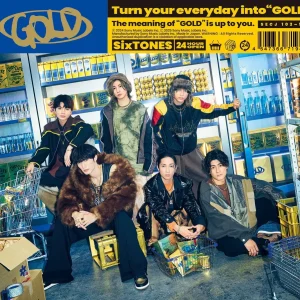 SixTONES GOLD (First Press B) CD + Blu-ray Edition
