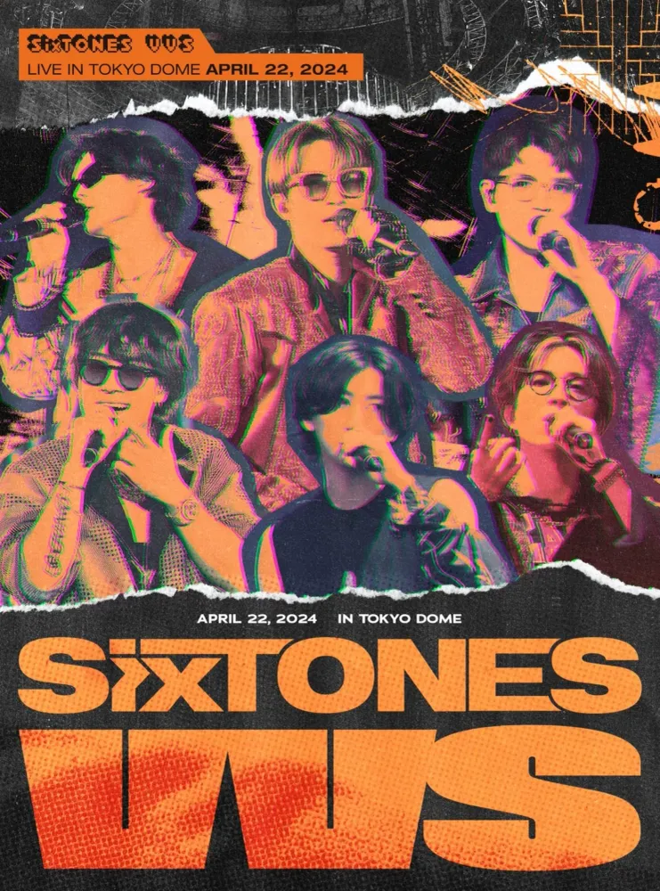 SixTONES VVS First Press Limited Edition DVD 4 dischi
