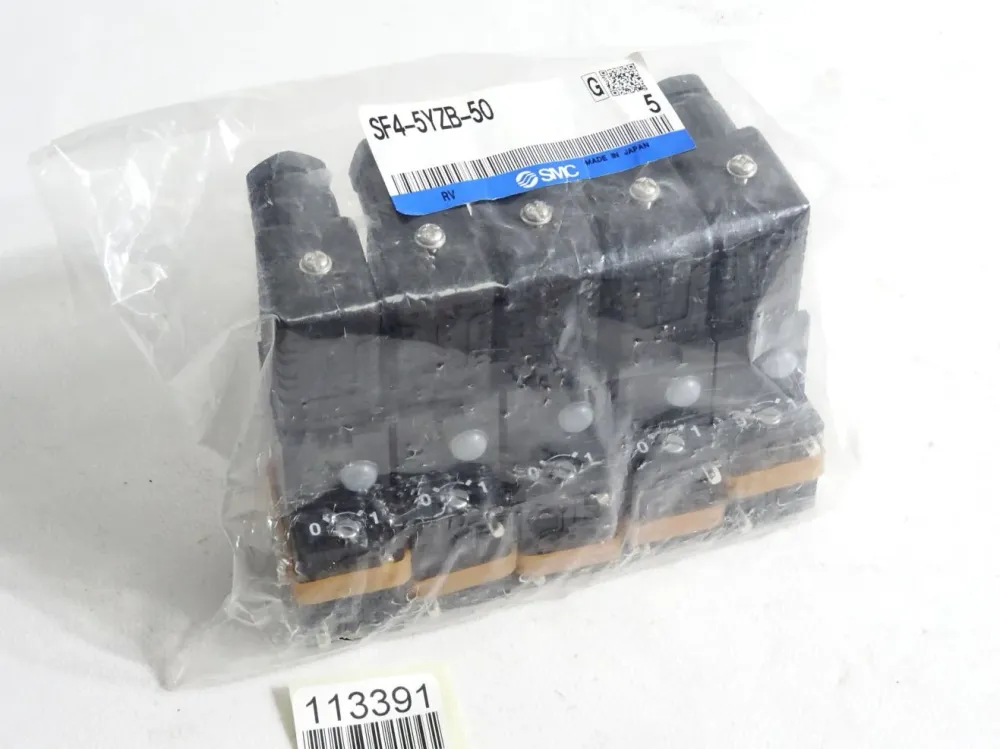 SMC Ventil SF4-5YZB-50 / Inhalt:5 Stück / Neu OVP