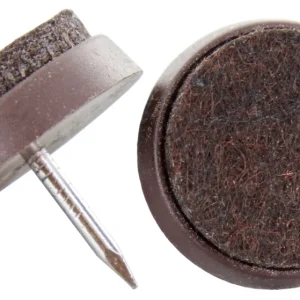 Sottosedia Feltro Con Chiodo D 26 Mm Marrone- 100,0 Pz