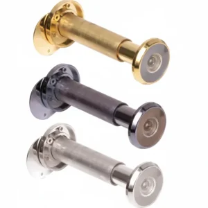Spioncino Diamante Tondo Ee ? 16 Con Grandangolo 200 ° Lunghezza Mm.80/120 Ottone Lucido (016Dxol80) Securemme