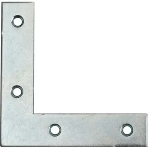 Squadretta Pesante - Zincata S.Mm 2 Cm 12X12X1,8 Cf=Pz 50- 1 Confezioni