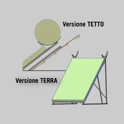 Staffa Completa Di Tubi Ed Accessori Per Mod. Lt 300 Tetto