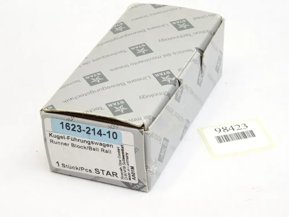 Star 1623-214-10 Kugel-Führungswagen / Neu OVP
