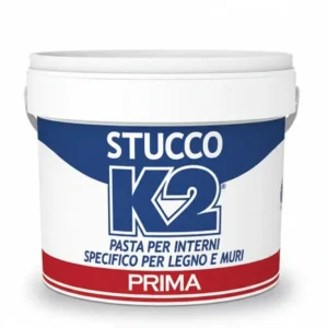 K2 Stucco Pasta Specifico Per Legno E Muri Barattolo- - Kg.0,500 - 24 Pezzi K2