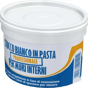 Stucco Pronto Pasta Per Legno Muro Mobili Pareti 500 Gr Colore Bianco