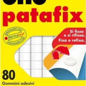 Supporti gomma adesiva UHU Patafix - bianco - UHU - conf. 80 pezzi