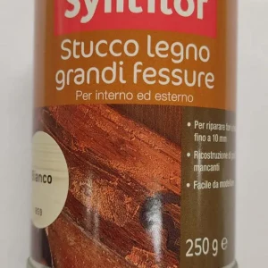SYNTILOR - STUCCO LEGNO GRANDI FESSURE 250gr - PER BIANCO 859