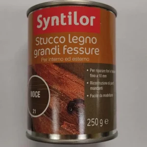 SYNTILOR - STUCCO LEGNO GRANDI FESSURE 250gr - PER NOCE 21
