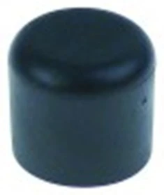 tappo terminale l 26mm diametro 25mm per tubo rotondo con. 10 pz