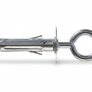 Tassello Acciaio Con Occhiolo Chiuso Sbs- - Sbs 9/3 Ø Mm.9X45 Asola Occhio Mm.14 - 50 Pezzi Fischer