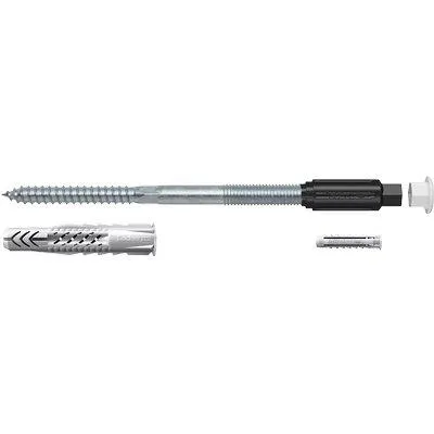 Tassello Cappotto Thermax 8 Fischer - Vite Doppio Filetto 8/120 M 6- 20 Pezzi