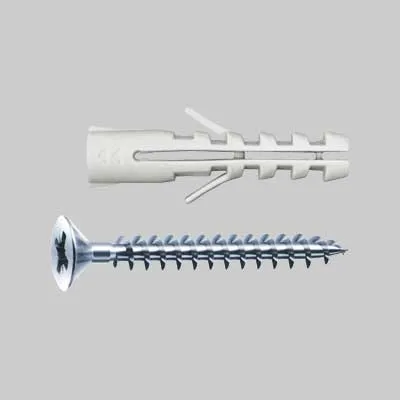 Tassello Con Vite Senza Bordo Av-Tc Ø 8X40 - Vite 5.0X45 - 100 Pezzi- Tecfi