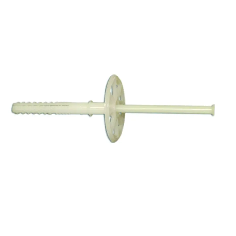 Tassello espansione PE-HD con chiodo bianco per cappotto termico ø58x150h - chiodo nylon 150h - 250pz