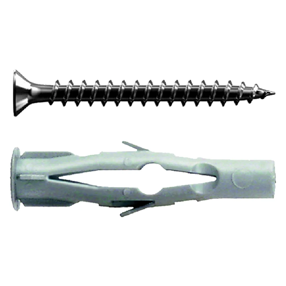 Tassello Nylon 'Gbu' Gbu 10/V 10 X 60 - Vite 6,0 X 80- 50 Pezzi - G&B