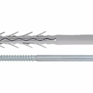 Tassello Nylon Prolungato Ad Elevata Espansione Con Vite Tup4- - Ø Mm.10X160 Vite Ø Mm.7X160 Spes.Fissaggio Mm.90 - 50 Pez...