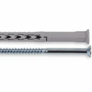 Tassello Nylon Prolungato Sxrl-Wz Ls- - Ø Mm.8X120 Vite Pozidrive Ø Mm.5,5X125 - 50 Pezzi Fischer