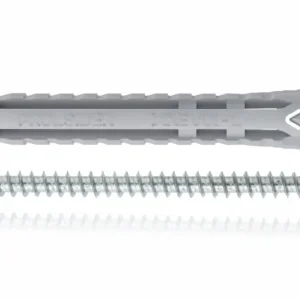Tassello Nylon Universale Vite Tps Truciolare Zincata Bianca X1 Evo-L- - Ø Mm.6X50 Vite Ø Mm.4,5X60 Spes.Fissaggio Mm.5 -...