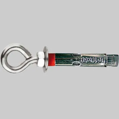 Tassello Pesante Con Occhiolo - M12 X 80 Mm Ø 16 - 10 Pezzi - Nobex